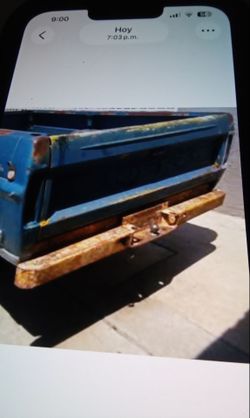 67-72 Ford Trucks Rear Bumper Part