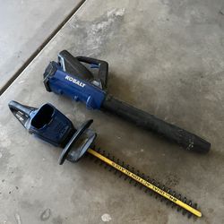 Chainsaw Or Blower Kobalt Electric Tool
