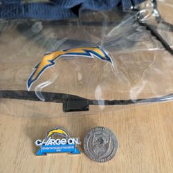 Chargers Game Say Bag And Pins