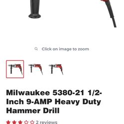 Milwaukee Hammer Drill