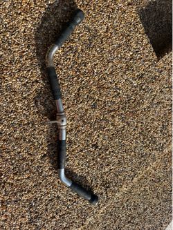 Lat Bar Cable Machine Attachment, Curl Pulldown Bar with Full Rotation and Rubber Handle for Gym, Strength Workout