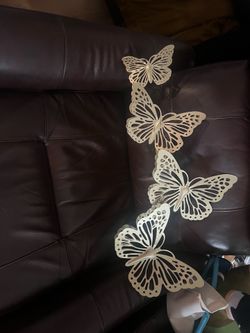 Gold butterfly home decor