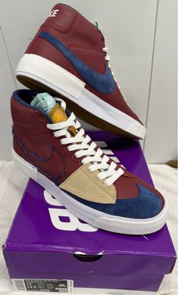 Nike SB Zoom Blazer Mid Edge L "Team Red/Light Dew/Navy" (Style: DA2189-600)