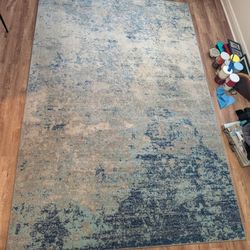 6’x9’ Modern Abstract Rug - Deep Cleaned - No Pets/Shoes