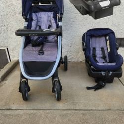 Infant Car Seat Stroller Set, 2 Bases