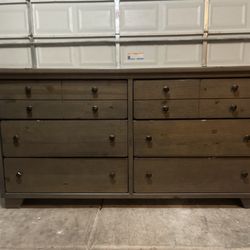 Gray Rustic Feel Dresser 