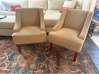Accent armchairs - lightweight - $75 obo