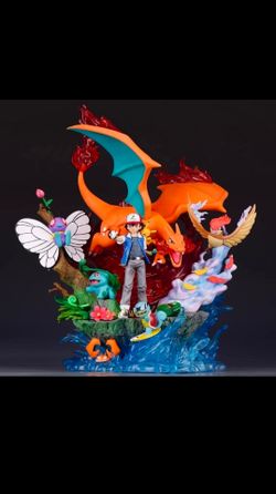 Collection Toy Gift EGG Studio 1/6 Ash Ketchum 16in LED Anime Series GK Figurine