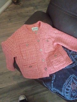 Chanel Pink Tweed Jacket size 36
