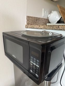 Used Black Microwave