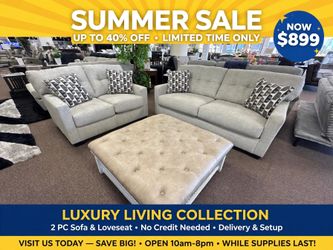 2 PC SOFA AND LOVESEAT