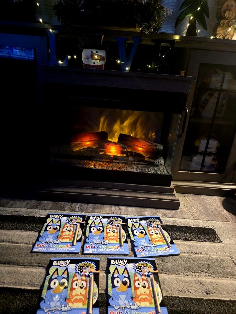 5 Brand NEW BLUEY & Bingo Imagine INK RUB & REVEAL MESS -FREE ACTIVITIES BNIB NEVER USED 