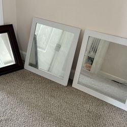 3 Wall Mirrors 