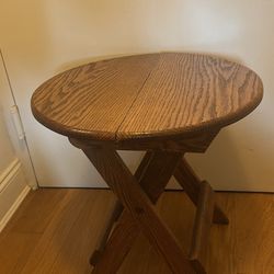 Foldable Solid Wood Table