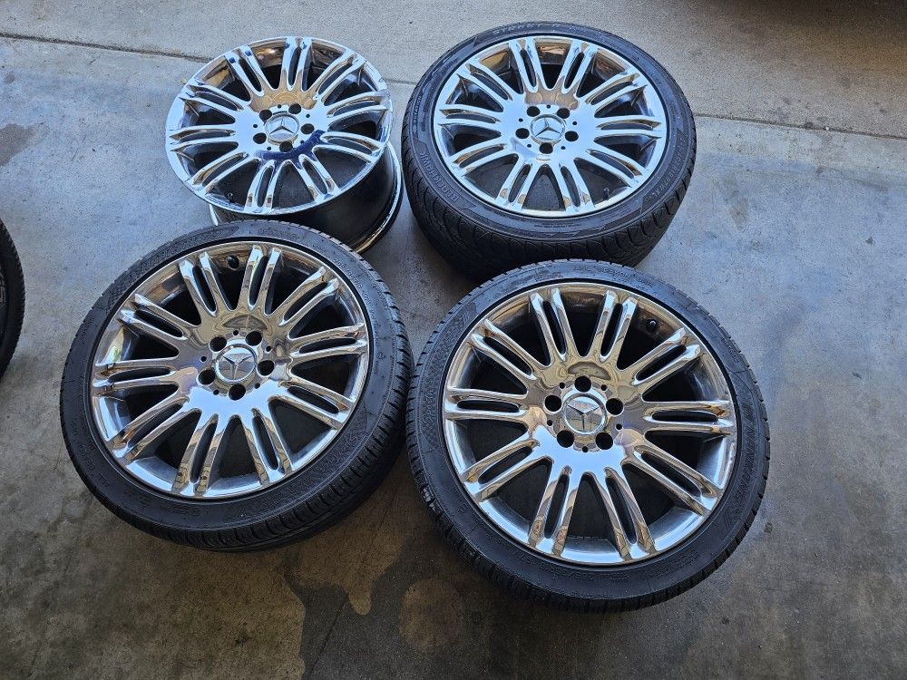 Mercedes Benz E350 Rims Wheels Tires