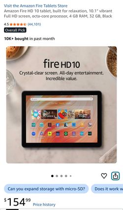 Amazon Fire HD 10 Tablet