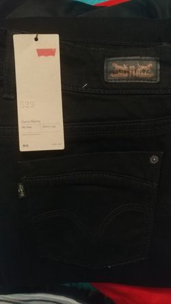 Women Black Levi's 529, Curvey Skinny jeans size 16m