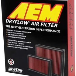 AEM Dry Flow Air Filter