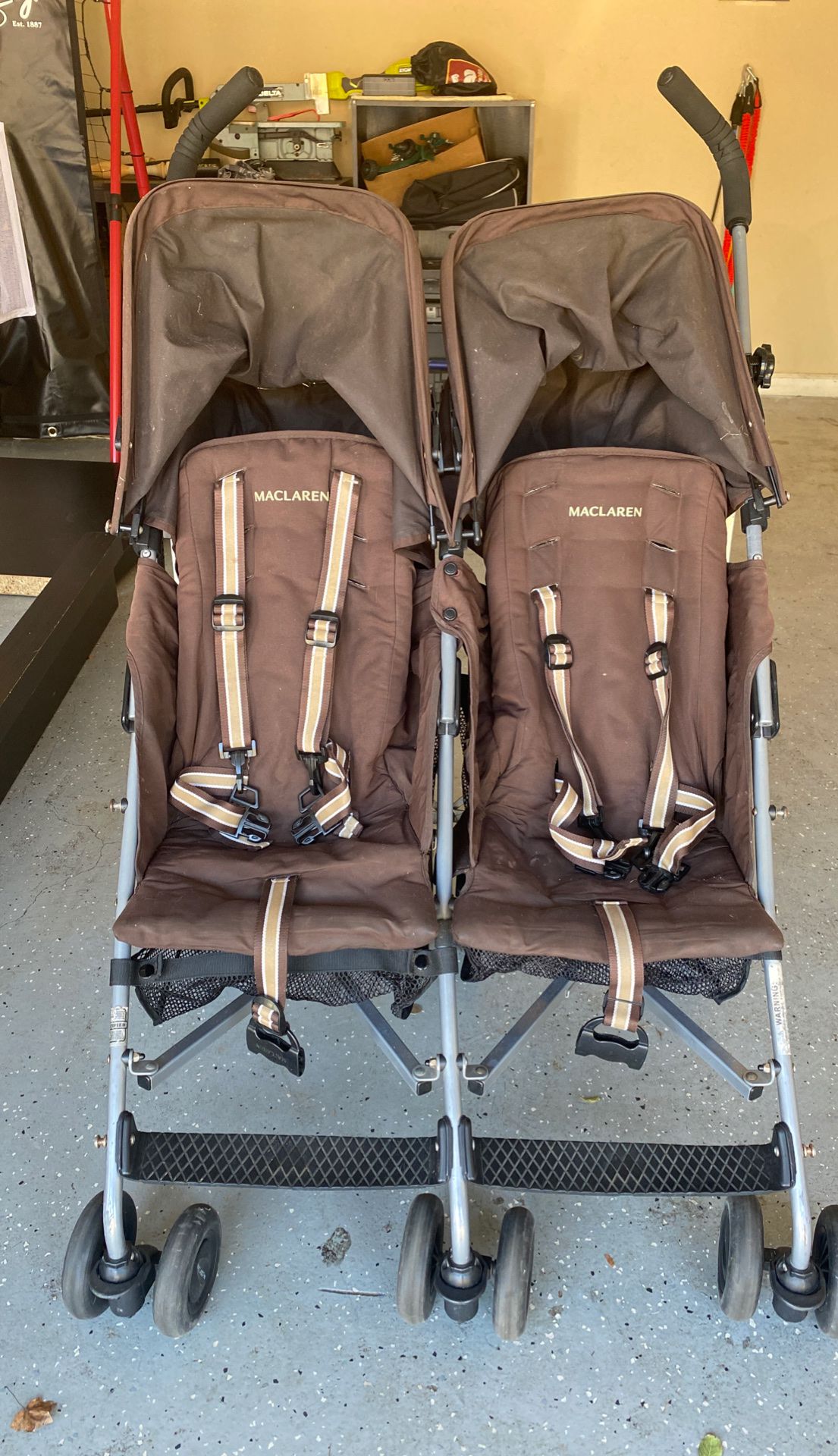 Maclaren double stroller