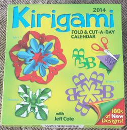 Kirigami Calendar, 2014, Patterns And Instructions, NEW