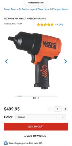 Matco Tools 1/2" Drive Air Impact Wrench