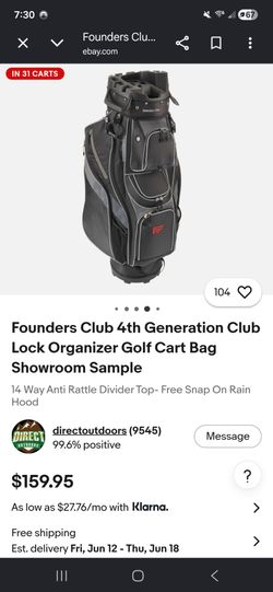 Founders Club golf bag
