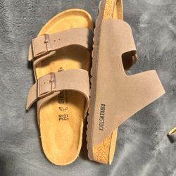 BirkenStock Arizona Mochas Wide Fit Size 39 Womens