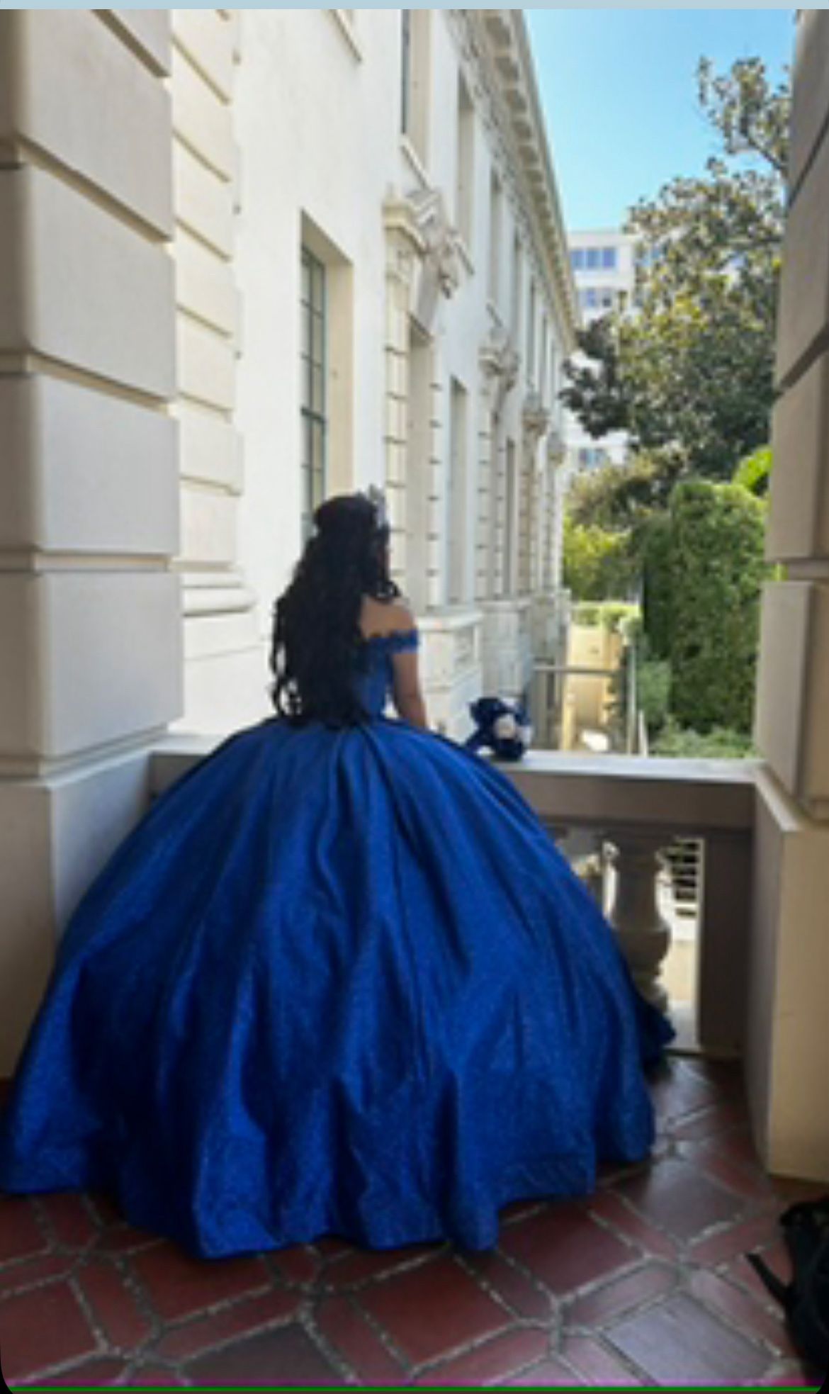 Quince Dress Royal Blue