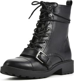 White Mountain Decree Combat Boots - Black - Size 10