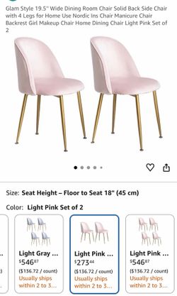 2 dinning chair new $100