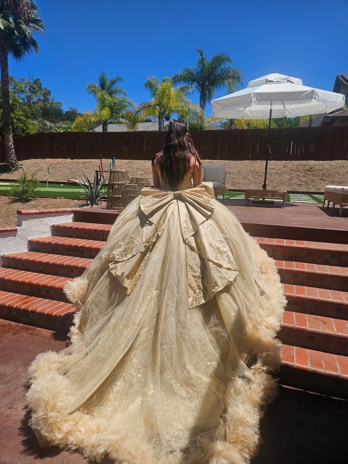 Adjustable Quinceañera Dress M-XL