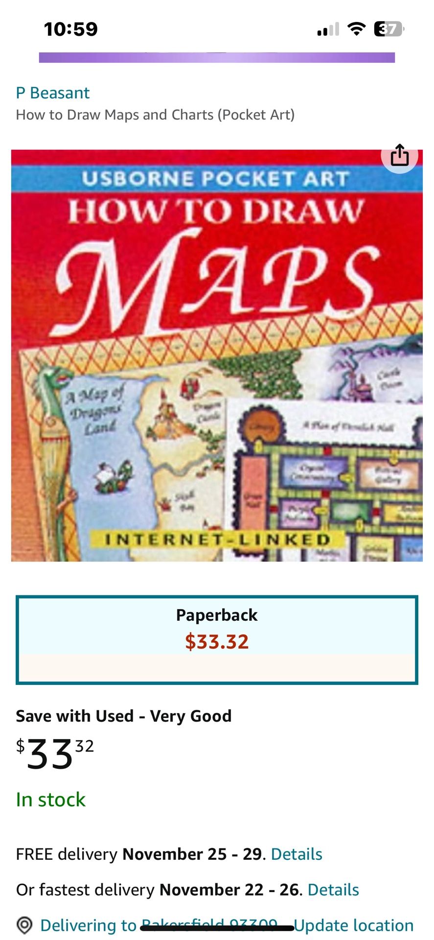 P Beasant How to Draw Maps and Charts (Pocket Art)