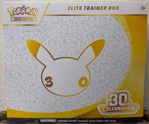 30th celebration etb and Ascended Hero mini tin