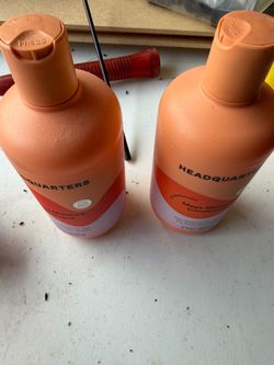 Headquarters shampoo and conditions and Native Girl Scout body wash
