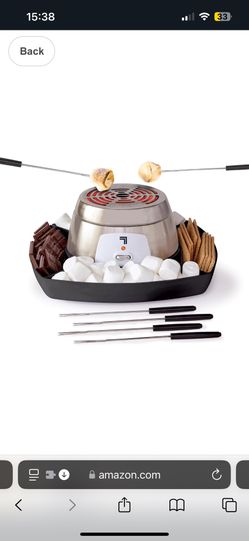 SHARPER IMAGE Electric Tabletop S'mores Maker for Indoors New In Box