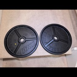 Pair of 45lb Olympic Weight Plates