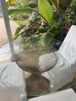 Round Glass For Dining Table 41"