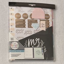 The Happy Planner Wedding Accessories Kit - Brand New