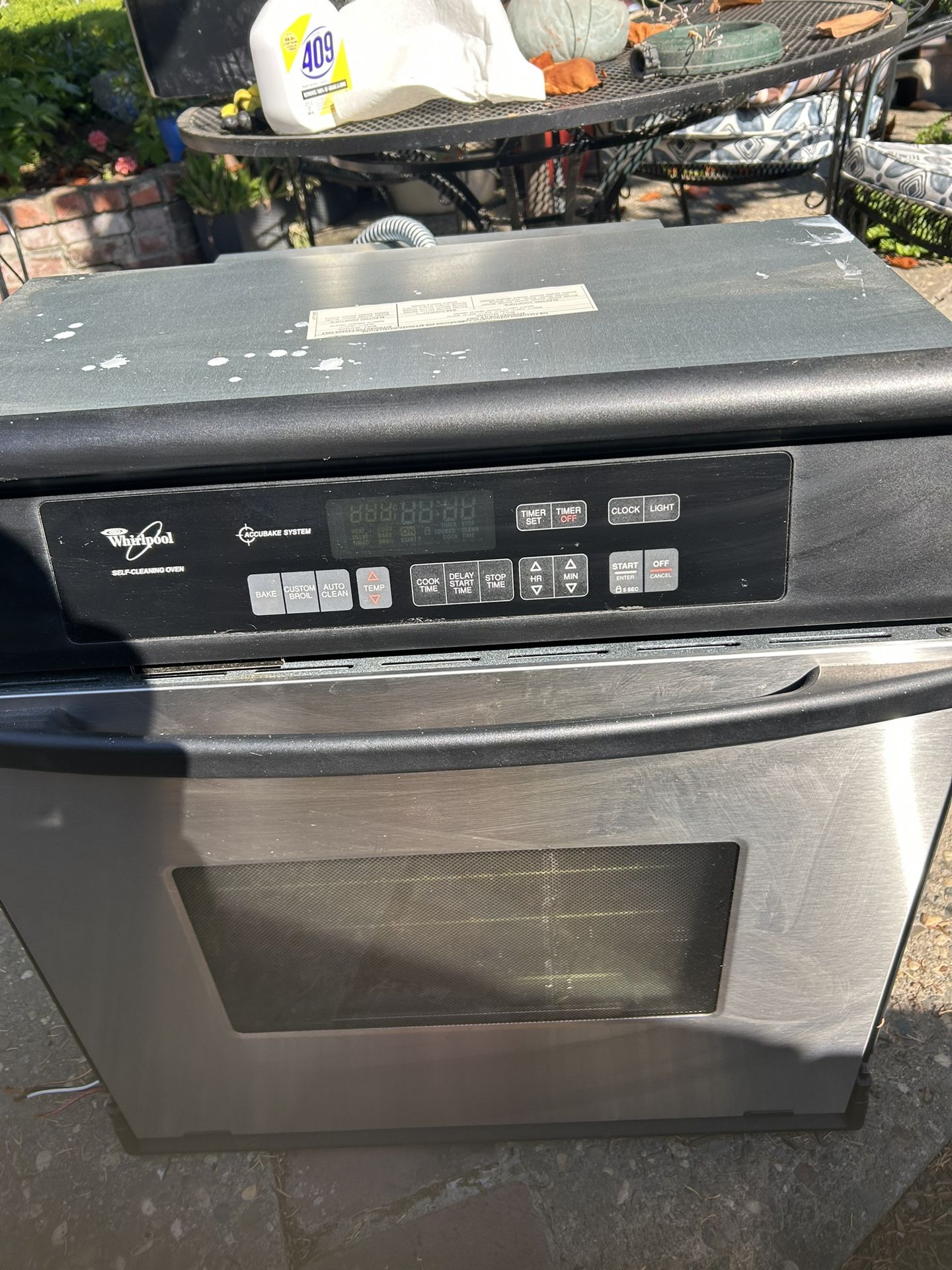 FREE Whirlpool 27 inch self cleaning oven. Works great.