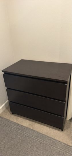 Black 3-Drawer Dresser from IKEA