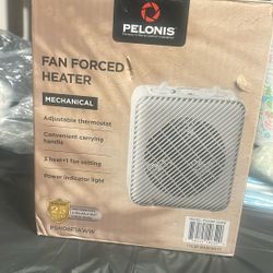 Fan forced heater
