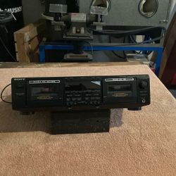 Sony dual deck cassette player 