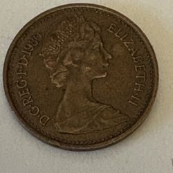 1980 1/2 New Penny Queen Elizabeth ll