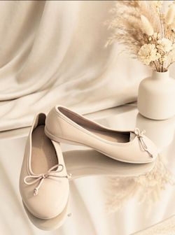 Girls Brand New European Genuine Leather Ballet Flats