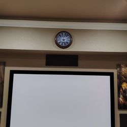 Severston 100 Inch Projection TV Screen With Black Frame 