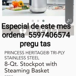 Olla De 8qt  Baporera