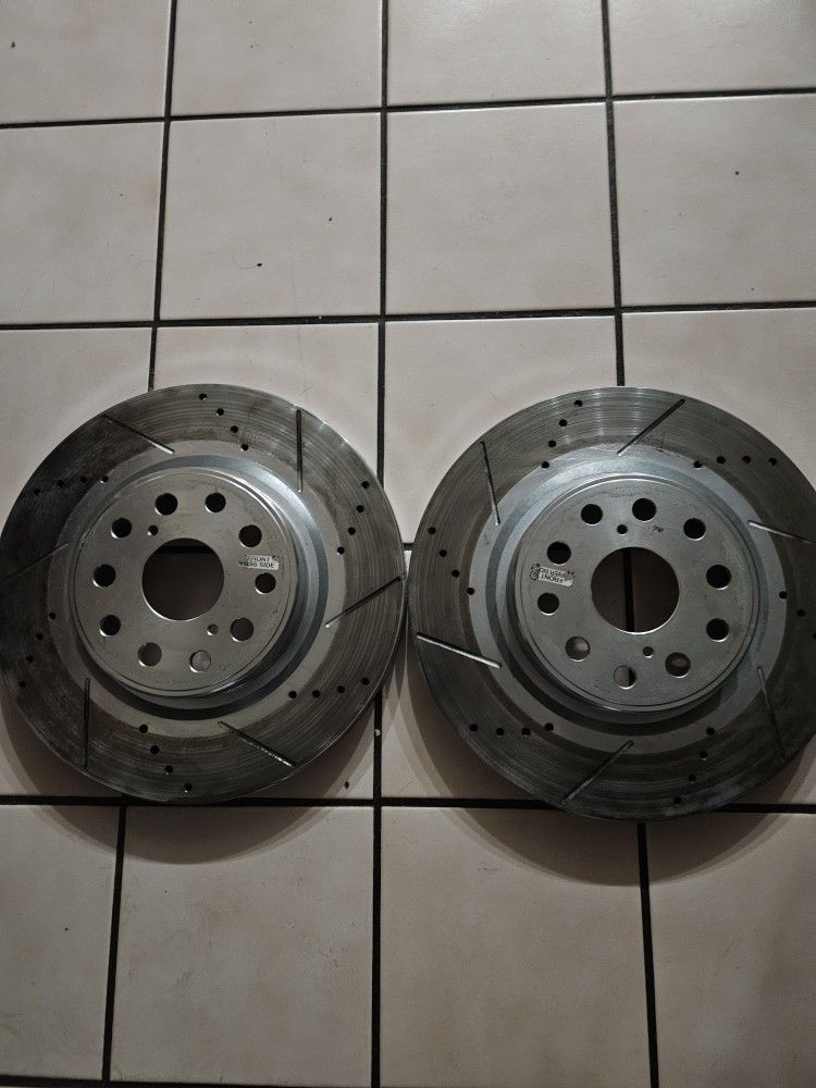LEXUS AND TOYOTA DRILL SLOTTED ROTORS 