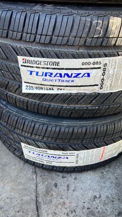 set Of 4 Tire Bridgestone 235/4018 Installed And Balanced Ya Instaladas Y Valacidas Las 4