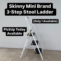 Skinny Mini Brand 3-Step Stool Ladder (Pickup Today Available)