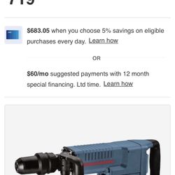 Bosch 14-amp Demolition Hammer 